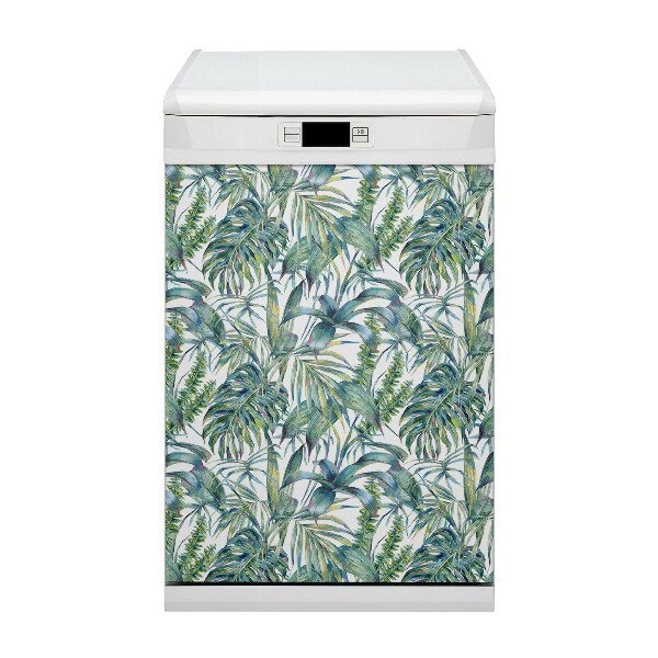 Magnetische Vaatwasser Deur Cover Exotische varens