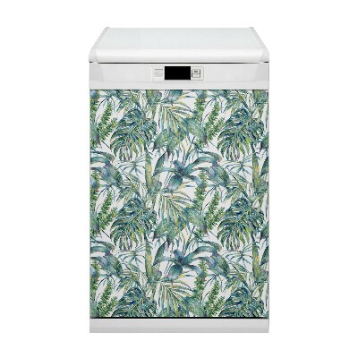 Magnetische Vaatwasser Deur Cover Exotische varens