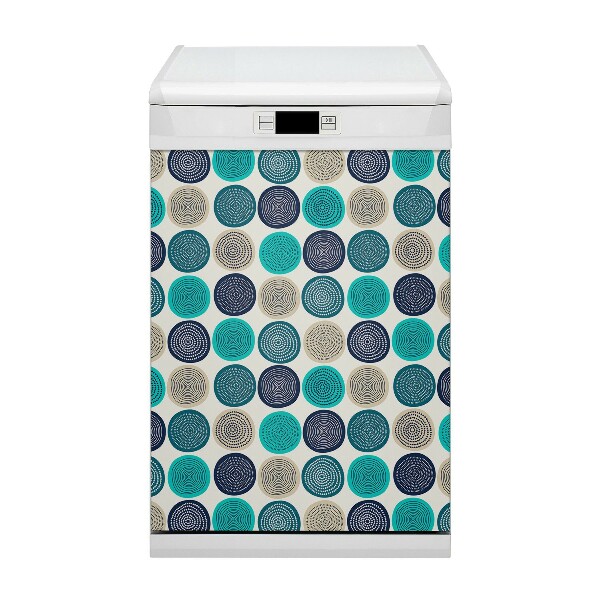 Magnetische Vaatwasser Deur Cover Abstracte wielen