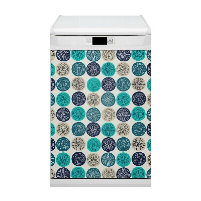 Magnetische Vaatwasser Deur Cover Abstracte wielen