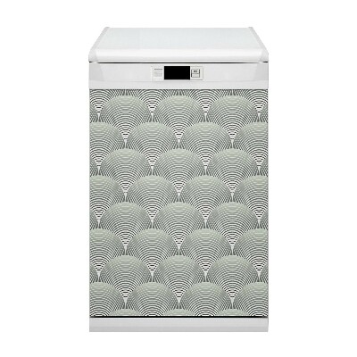 Magnetische Vaatwasser Panel Skin Cover Semi -cirkel patroon