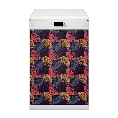 Vaatwasser Panel Cover Kleurrijk patroon