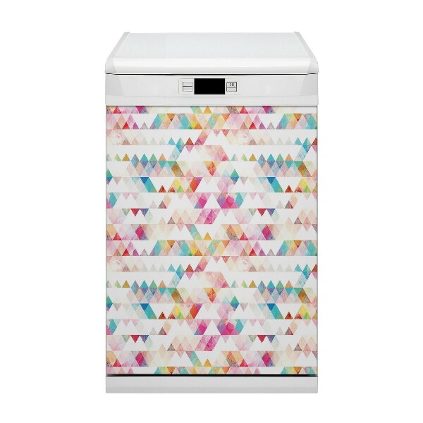 Magnetische Vaatwasser Panel Skin Cover Geometrie driehoeken
