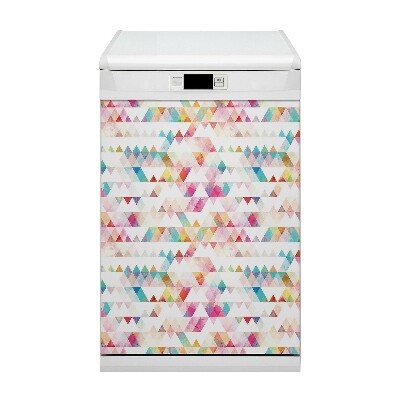 Magnetische Vaatwasser Panel Skin Cover Geometrie driehoeken