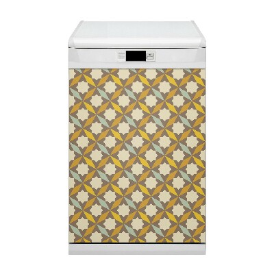 Vaatwasser magneet Vintage patroon