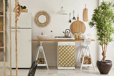 Vaatwasser magneet Vintage patroon
