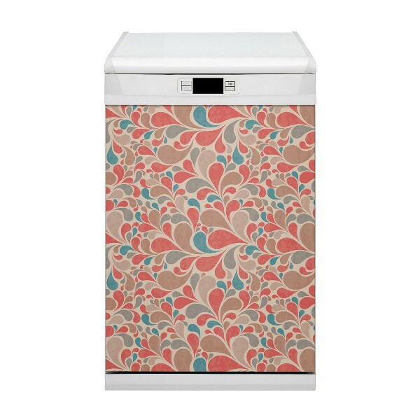 Decoratieve vaatwassermagneet Kleurrijke tranen