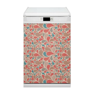 Decoratieve vaatwassermagneet Kleurrijke tranen