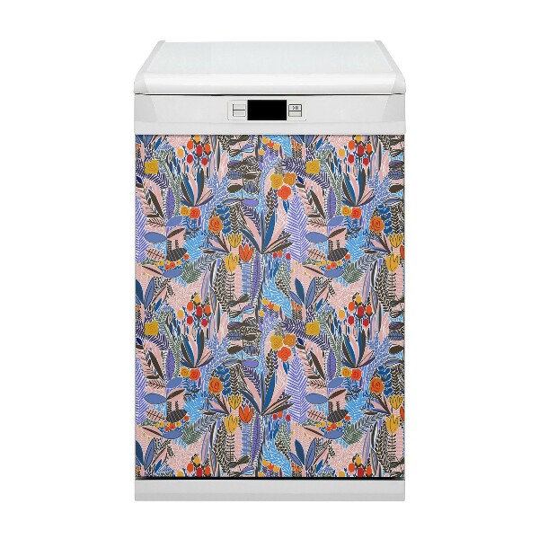 Magnetische Vaatwasser Deur Cover Vintage afbeelding