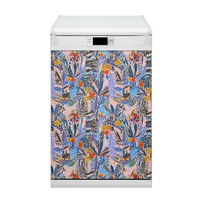 Magnetische Vaatwasser Deur Cover Vintage afbeelding