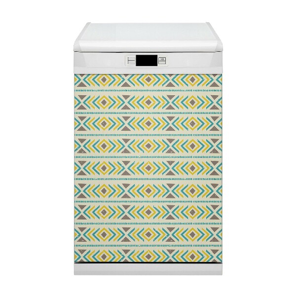 Vaatwasser Panel Cover Geometrisch patroon