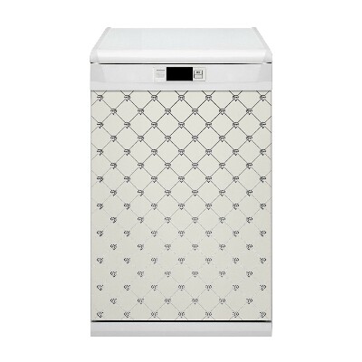 Magnetische Vaatwasser Deur Cover Patroon in diamanten