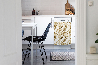 Vaatwasser Panel Cover Palm bladeren