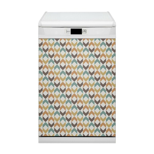 Vaatwasser Panel Cover Retro -vormen