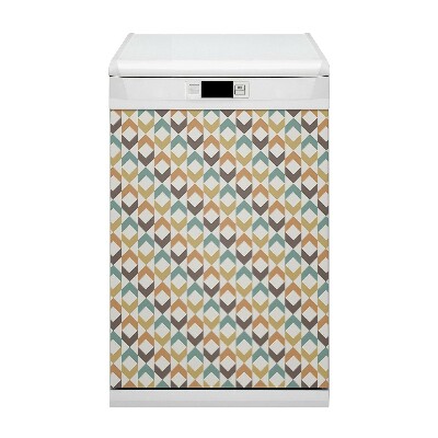 Vaatwasser Panel Cover Retro -vormen