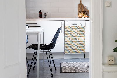 Vaatwasser Panel Cover Retro -vormen