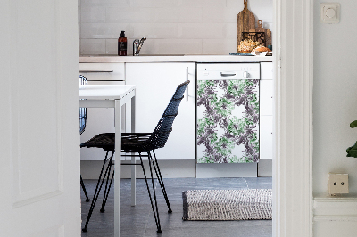 Decoratieve vaatwassermagneet Magische bloemen