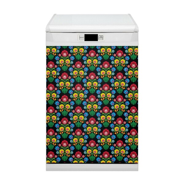 Magnetische Vaatwasser Deur Cover volkskunst