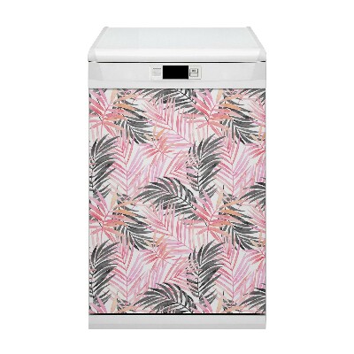 Vaatwasser Panel Cover Palm bladeren