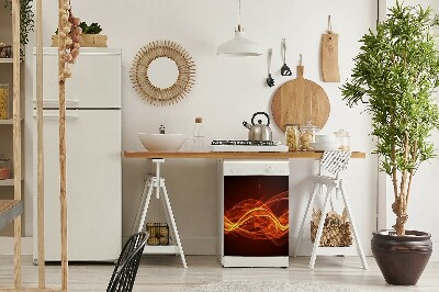 Vaatwasser magneet rode vlam