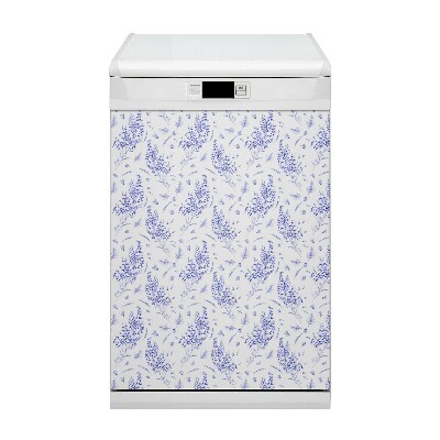 Magnetische Vaatwasser Deur Cover Lavendel waterverf
