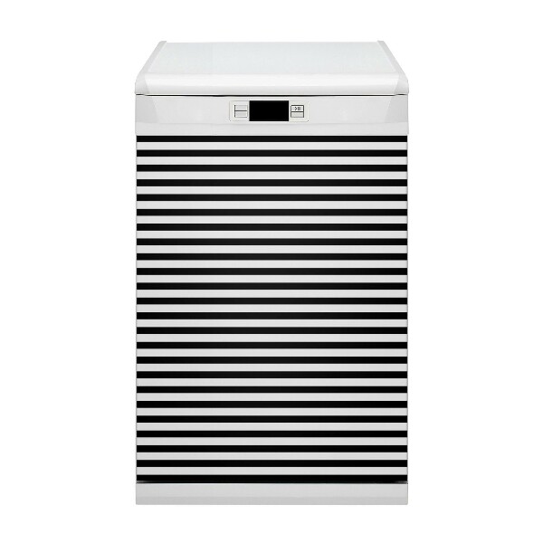 Magnetische Vaatwasser Panel Skin Cover Horizontale lijnen