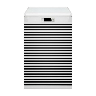 Magnetische Vaatwasser Panel Skin Cover Horizontale lijnen