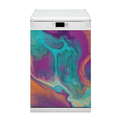 Magnetische Vaatwasser Panel Skin Cover Kleurrijke patronen