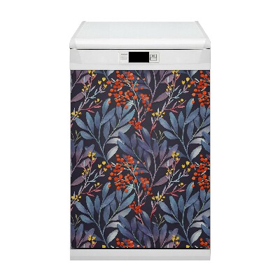 Magnetische Vaatwasser Deur Cover Bloemen Afbeelding