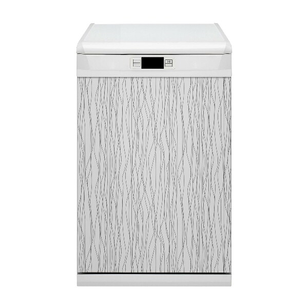 Magnetische Vaatwasser Deur Cover Chaotische lijnen
