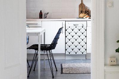 Decoratieve vaatwassermagneet Hertenhoofd