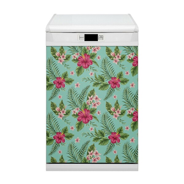 Vaatwasser Panel Cover Bloemen