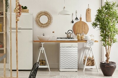 Vaatwasser magneet Gray Zig Zaks