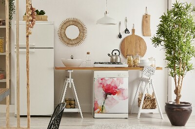 Vaatwasser magneet Waterverfbloemen