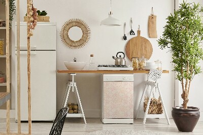 Decoratieve vaatwassermagneet Roze peonies