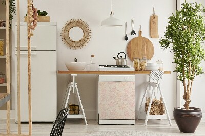 Decoratieve vaatwassermagneet Roze peonies