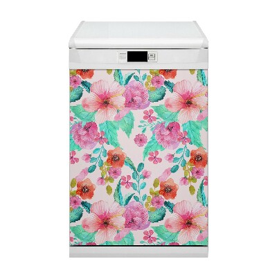 Vaatwasser magneet Mooie flora