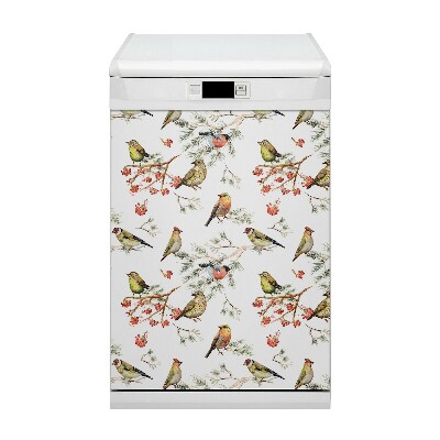 Magnetische Vaatwasser Panel Skin Cover Vogels op de tak