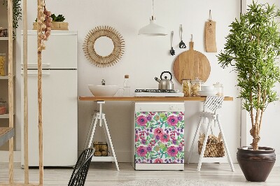 Vaatwasser magneet Bloemen en bessen