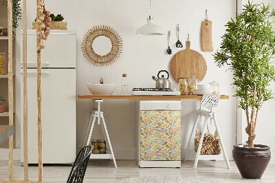 Decoratieve vaatwassermagneet Abstracte golven