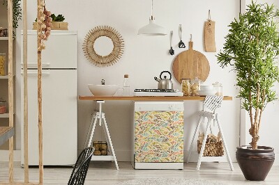 Decoratieve vaatwassermagneet Abstracte golven