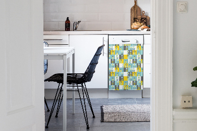 Vaatwasser magneet Scandinavisch patroon