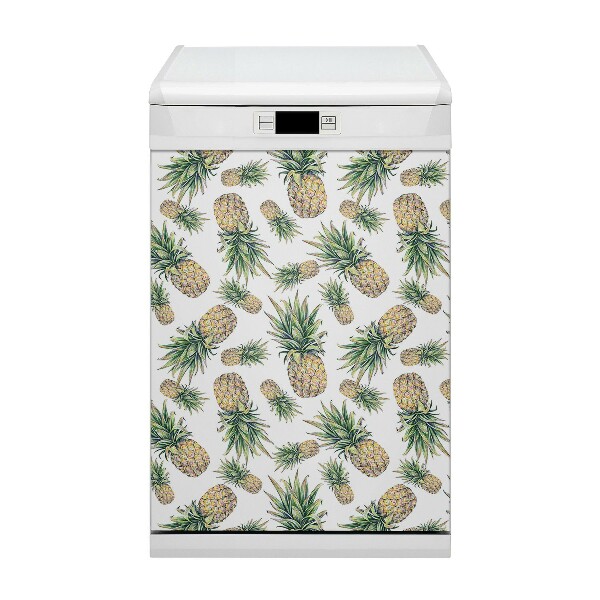 Magnetische Vaatwasser Deur Cover Ananas