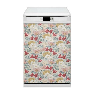 Vaatwasser Panel Cover Lente bloemen