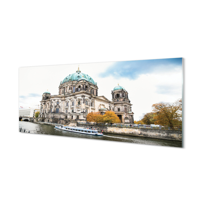 Foto op plexiglas Kathedraal van duitsland van de rivier de berlijn