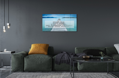 Plexiglas schilderij Zee panorama