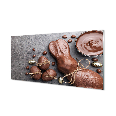 Plexiglas foto Chocolade snoepjes konijn