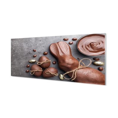 Plexiglas foto Chocolade snoepjes konijn