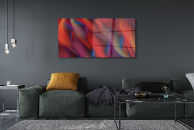 Foto op plexiglas Kleurrijke fractale stroken