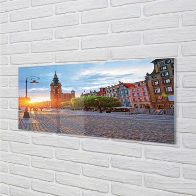 Foto op plexiglas Gdańsk old town sunrise
